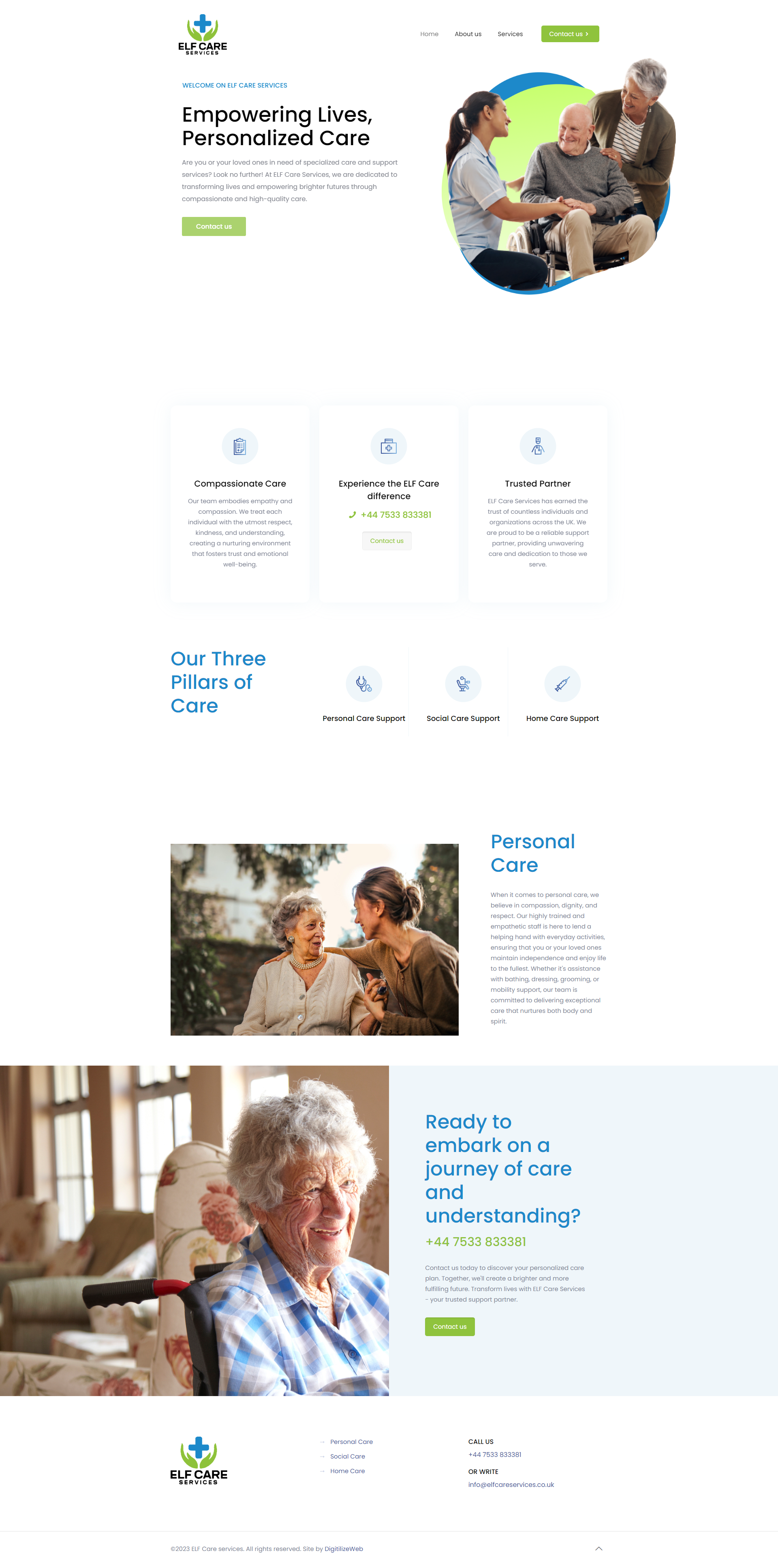 healthcare website developer