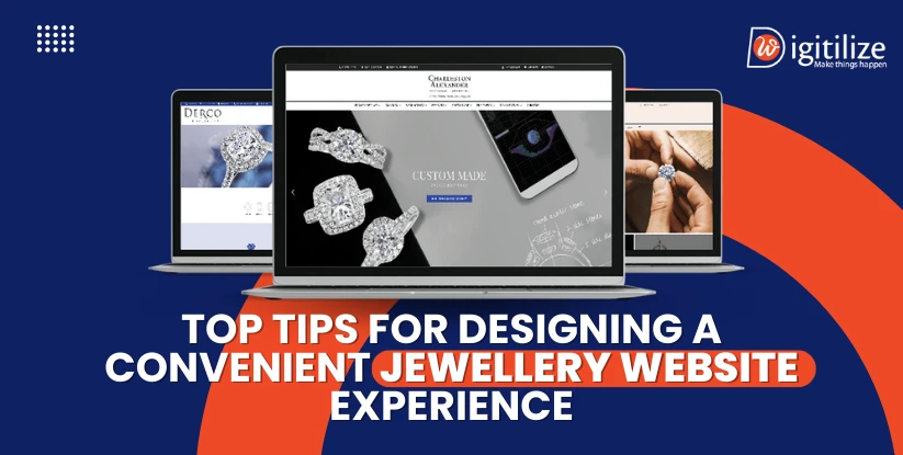 Top tips for designing a convenient jewellery website.
