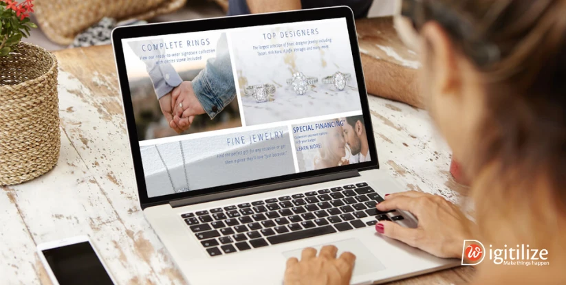 Designing a Convenient Jewellery Website