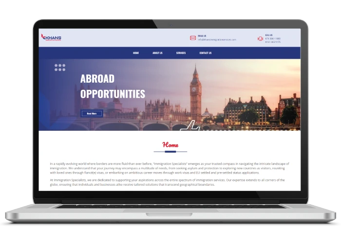 Khan Immigration Advisor Case Study| DigitilizeWeb