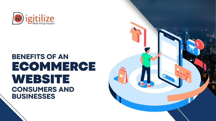 Ecommerce Website for Consumers and Businesses | DigitilizeWeb