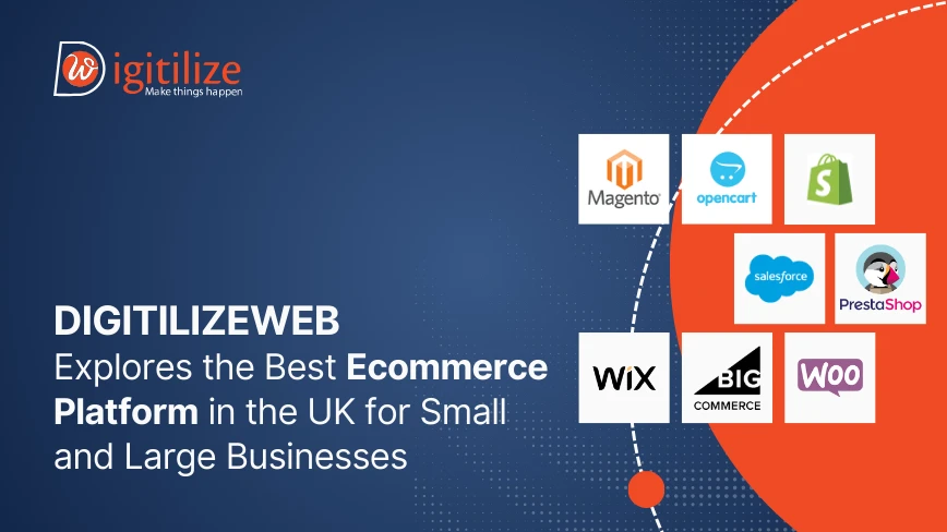 DigitilizeWeb Explores the Best Ecommerce Platform in the UK for Small and Large Businesses