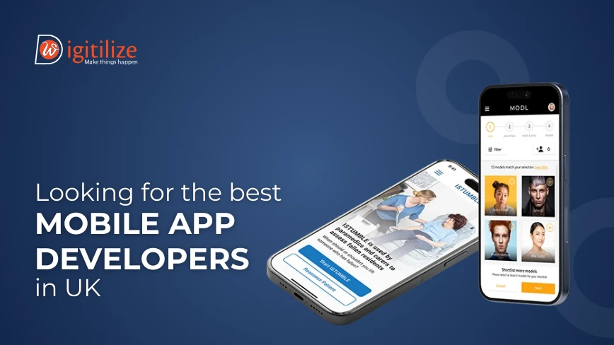 DigitilizeWeb mobile app developers in UK
